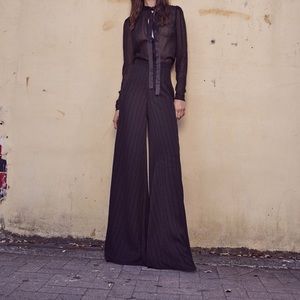 Black beaded pants from Alexis